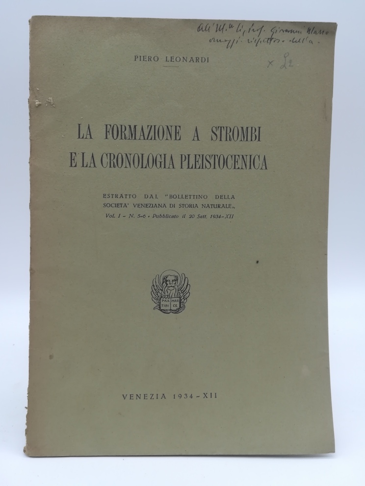 La formazione a strombi e la cronologia pleistocenica